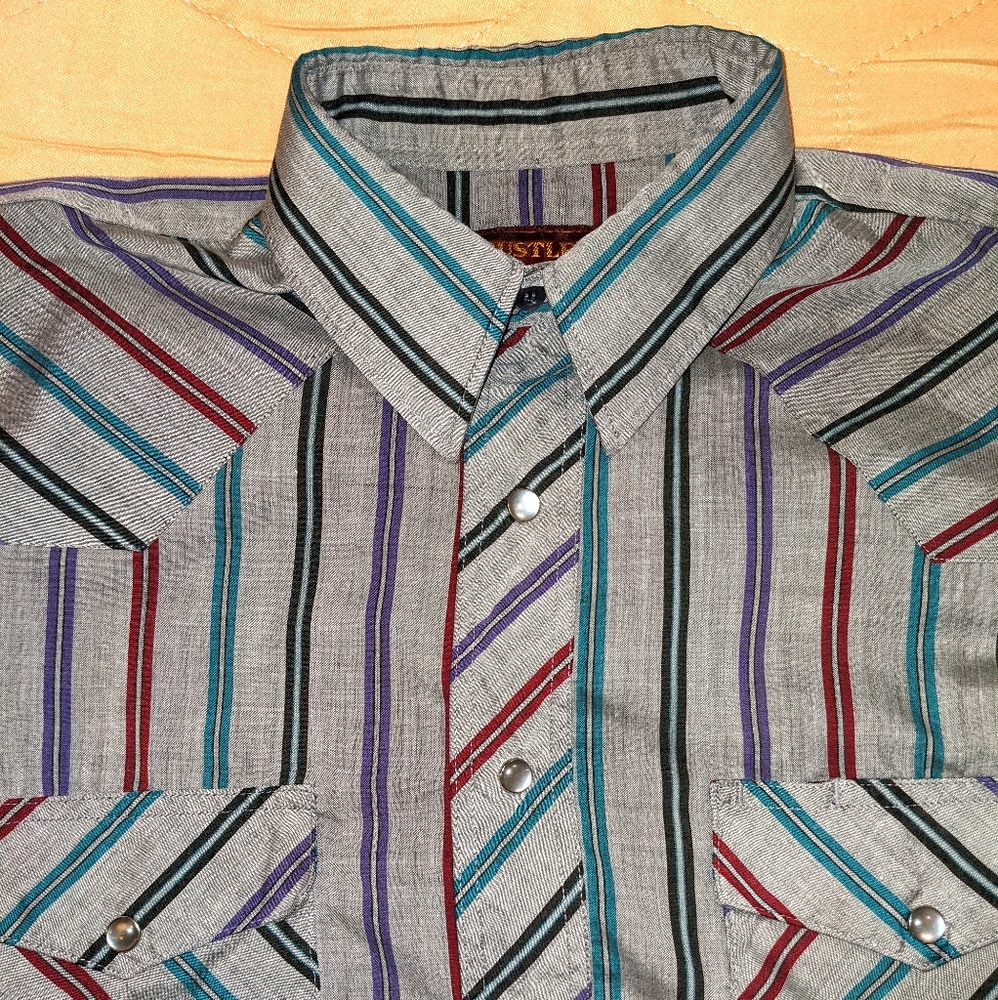 Mens Rustler X-Long Tails Western shirt